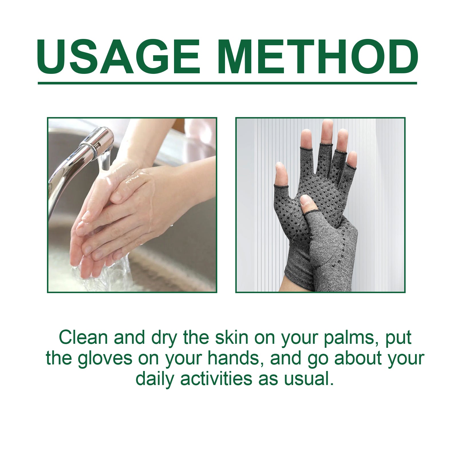 Houkea Joint Care Gloves Relieve Thumb Stiffness And Finger Joint Soreness And Swelling Discomfort Care Gloves