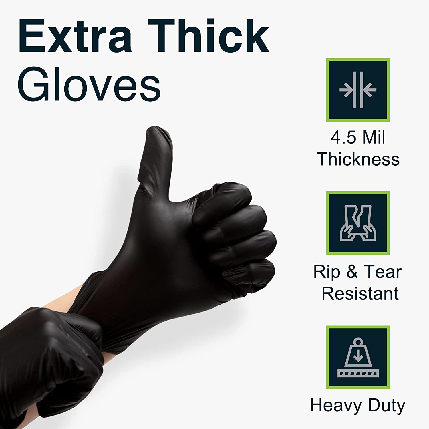 6g Flexible Disposable Nitrile Gloves For Mechanic Work Food Prepa 100pcs M