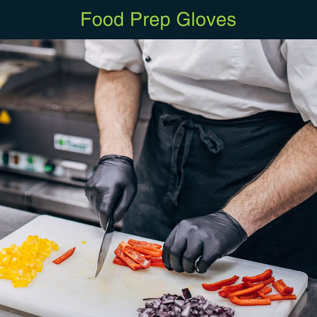 6g Flexible Disposable Nitrile Gloves For Mechanic Work Food Prepa 100pcs XL