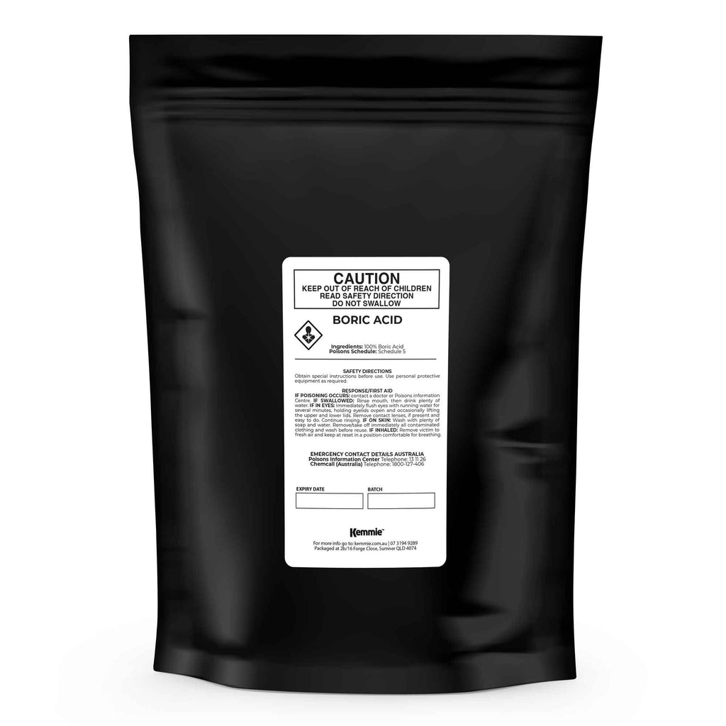 2Kg Boric Acid Powder 99.9% Pure - Soluble Orthoboric Acid H3BO3