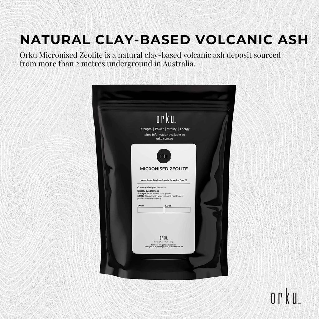 400g Pure Micronised Zeolite Powder Mineral - Micronized Volcamin