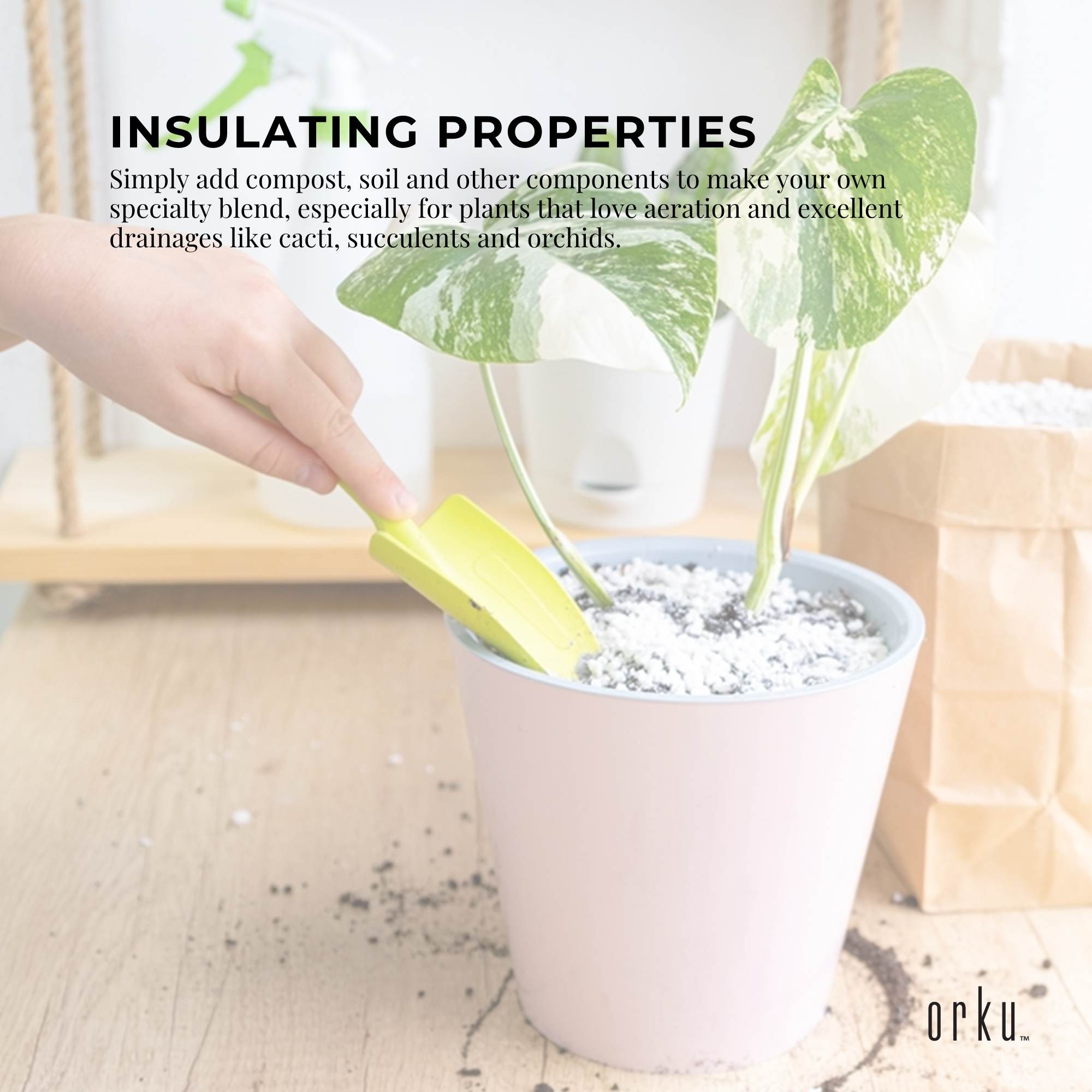 50L Organic Perlite Coarse Premium Soil Expanded Medium Plants Hydroponics