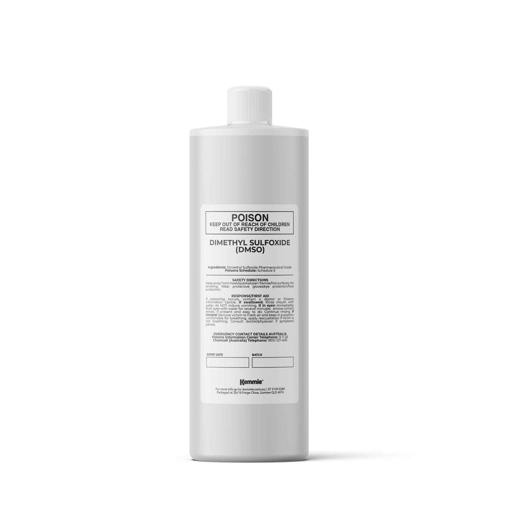 Kemmie 500ml DMSO Liquid 99.9% Pure -  High Purity Dimethyl Sulfoxide Solvent