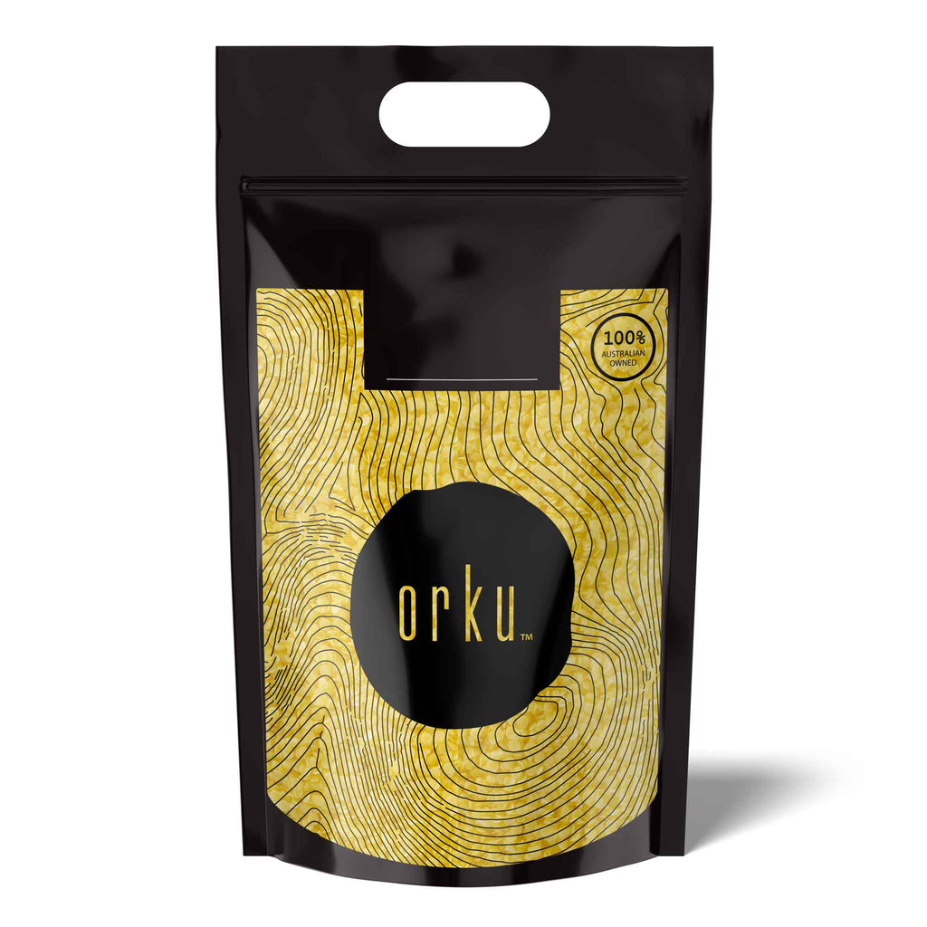5kg Orku Organic Beeswax Pellets Yellow - Cosmetic Grade Quality Pure Bees Wax