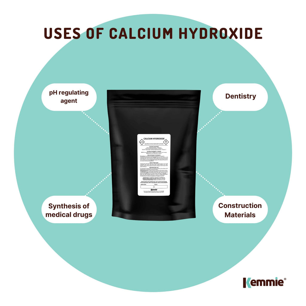 400g Food Grade Calcium Hydroxide Powder - FCC Hydrated Slaked Pickling Lime