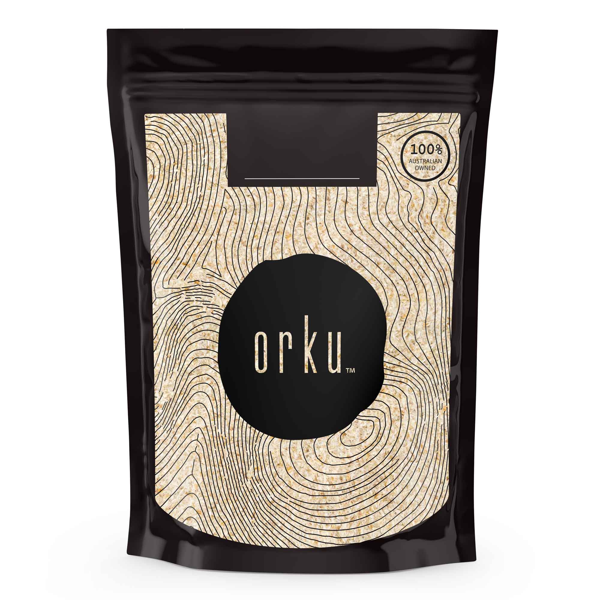 400g Organic Psyllium Husk - Bag Isabgol Ispaghula Natural Fibre Source