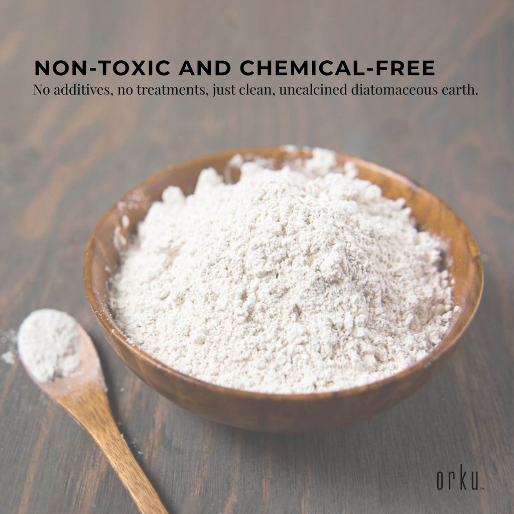 Orku 20Kg Fossil Shell Flour - Livestock Garden Diatomaceous Earth Bulk
