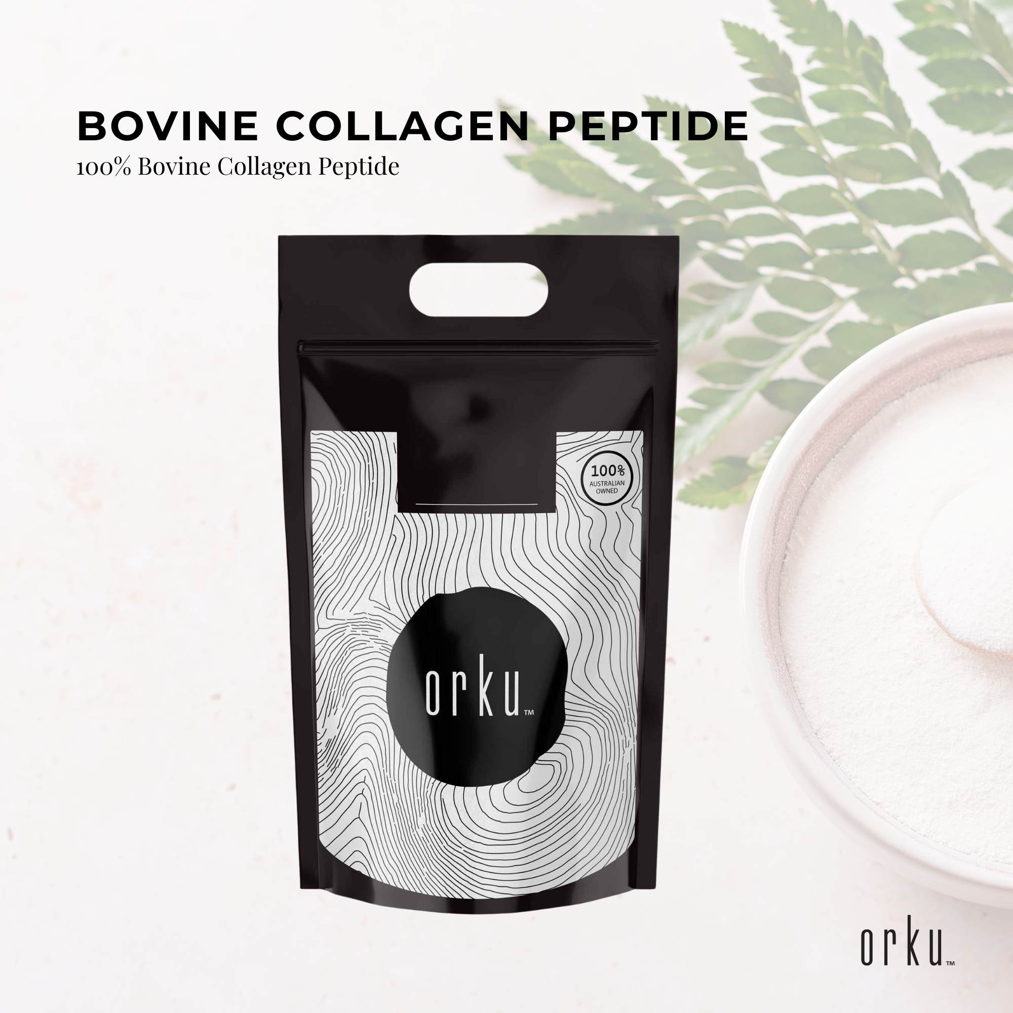 5Kg Collagen Powder - Bovine Hydrolysate Protein Peptide Supplement Unflavoured