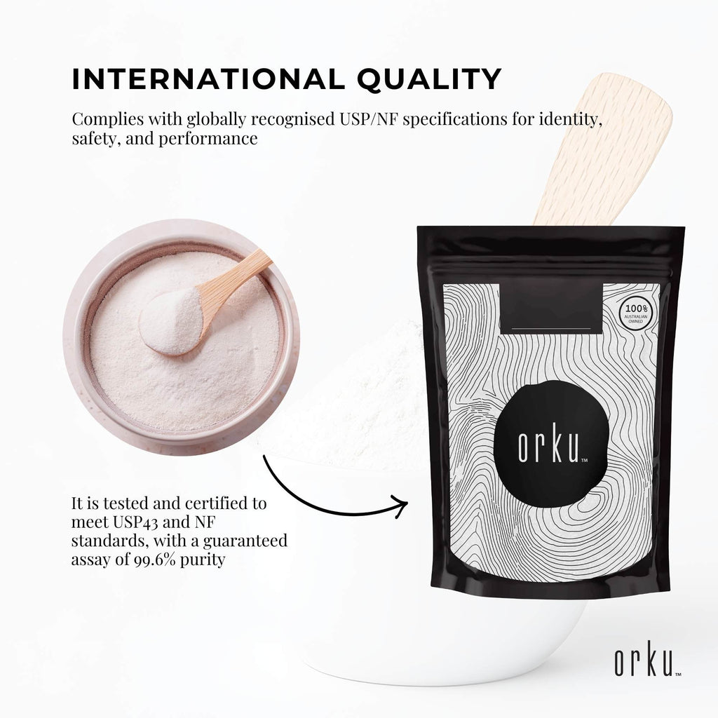 Orku 1Kg Myo Inositol Powder - USP Grade High Purity Unflavoured