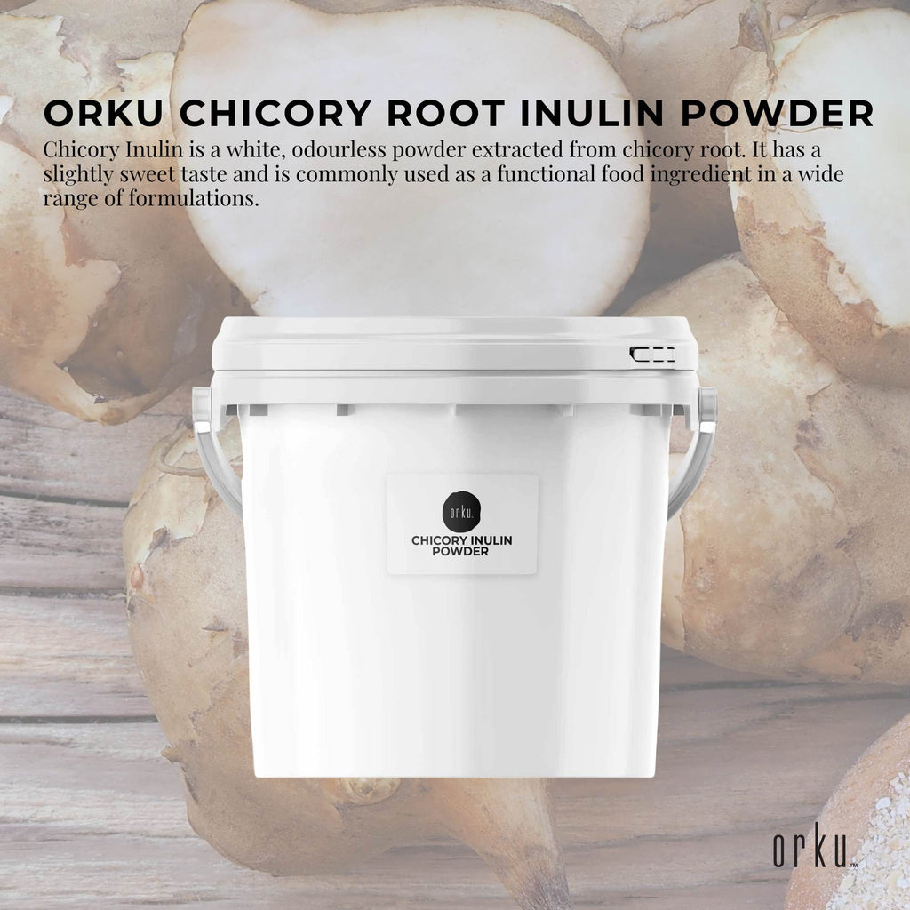Orku 3.5Kg Chicory Root Inulin Powder Tub - Unflavoured Food Ingredient