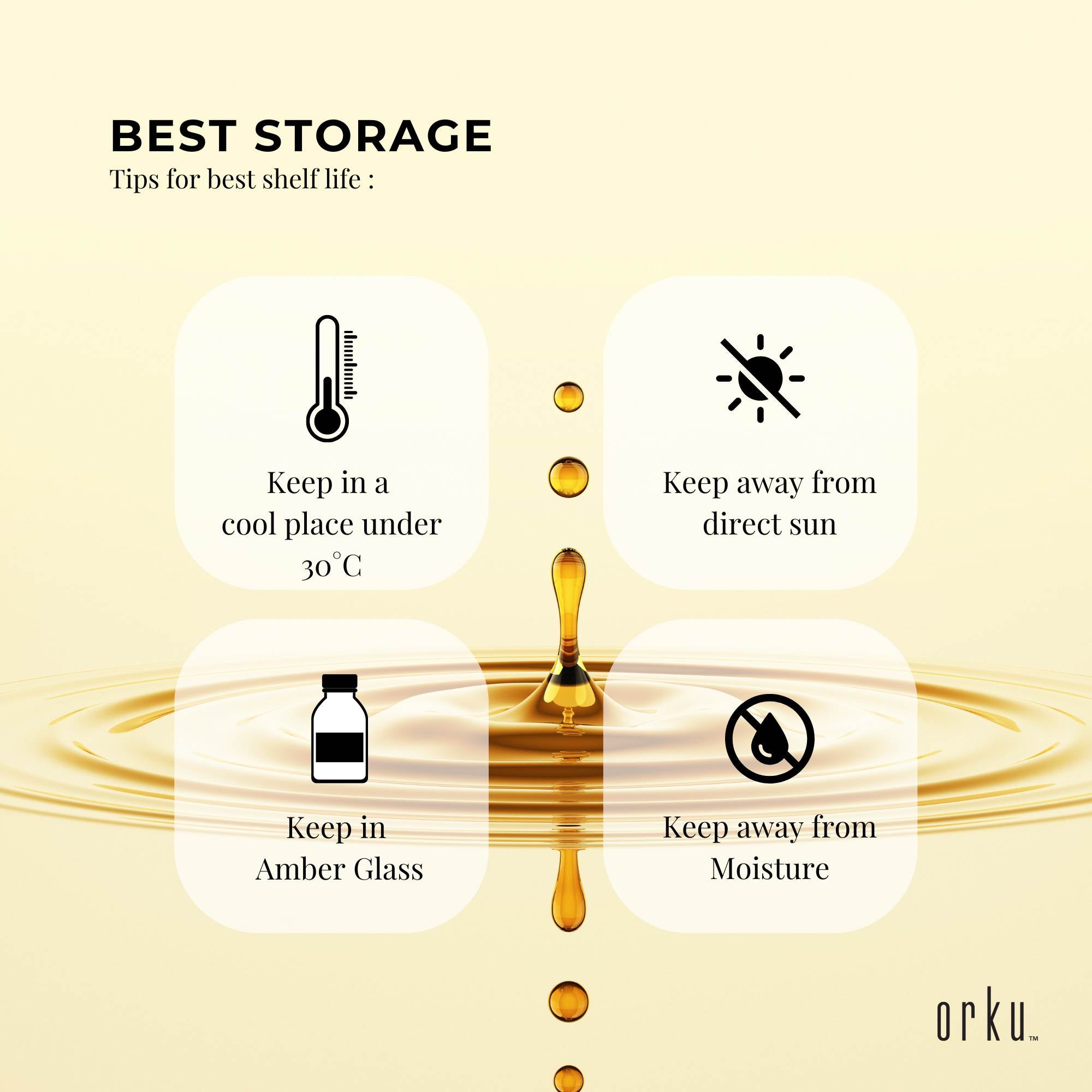 Orku 100ml Organic Pumpkin Seed Oil – Virgin Cold Pressed Unrefined Cosmetic Gr.