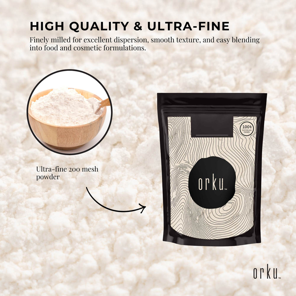 Orku 100g Xanthan Gum Thickener Pure Fine Powder 200 Mesh FCC E415 Food Additive