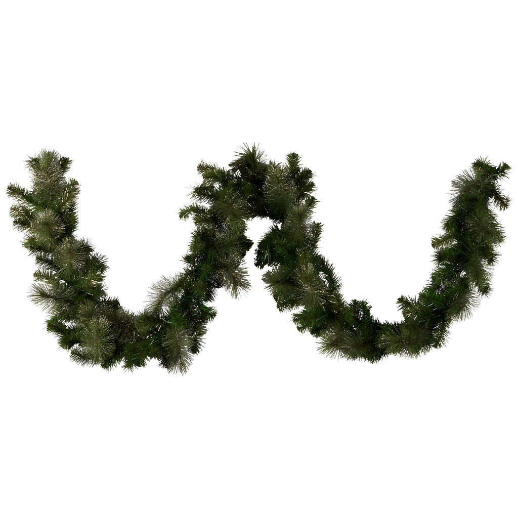 Christabelle 2.7m Christmas Garland with LED Lights Glittery Gold Pine Mantle Decoration Ornament