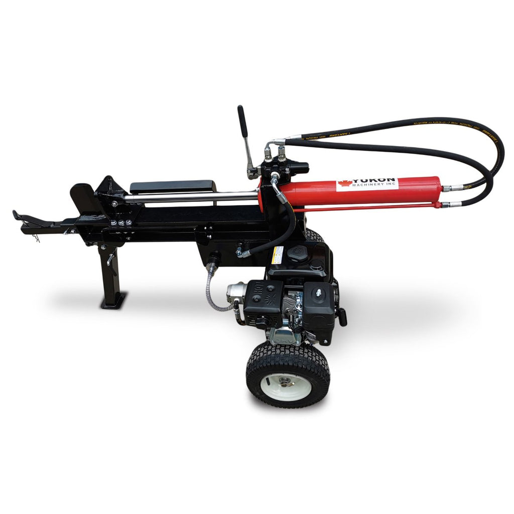 Yukon 18 Ton Petrol Log Splitter Wood Cutter Hydraulic Ram Wood Cutter Firewood Chopper Axe Wedge