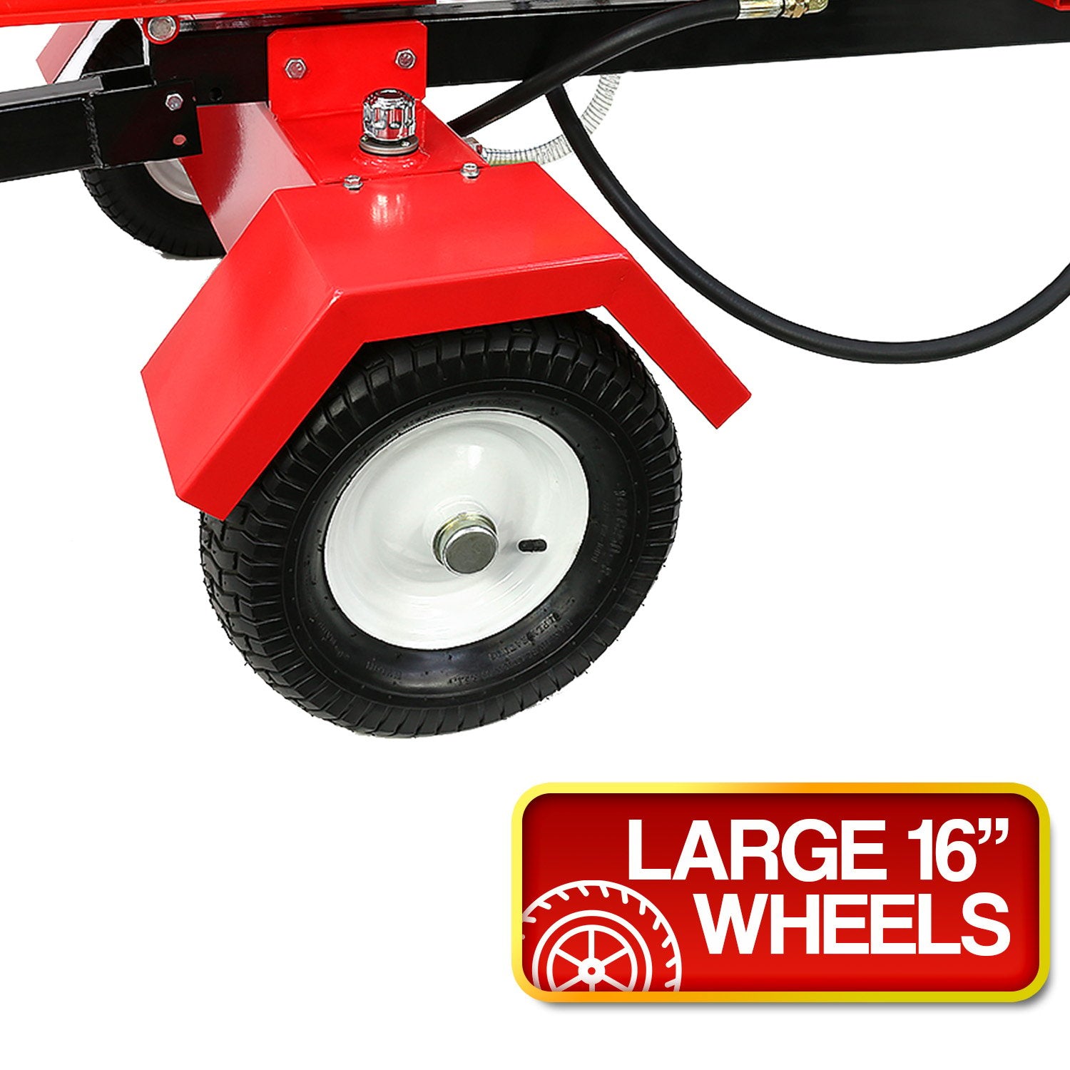 Yukon 60 Ton 420cc Hydraulic Log Splitter Petrol Engine Wood Firewood Cutter