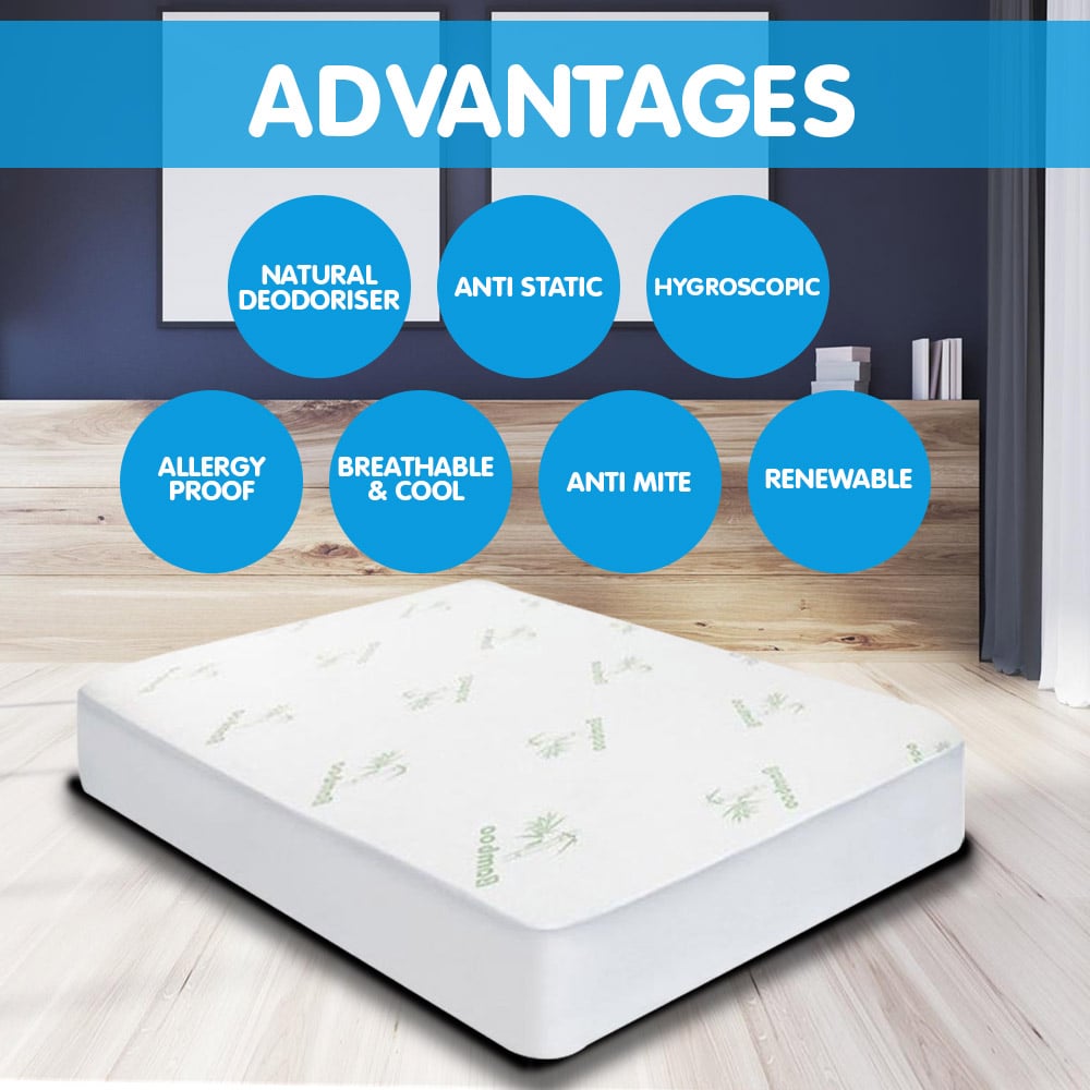Laura Hill Bamboo Mattress Protector- King