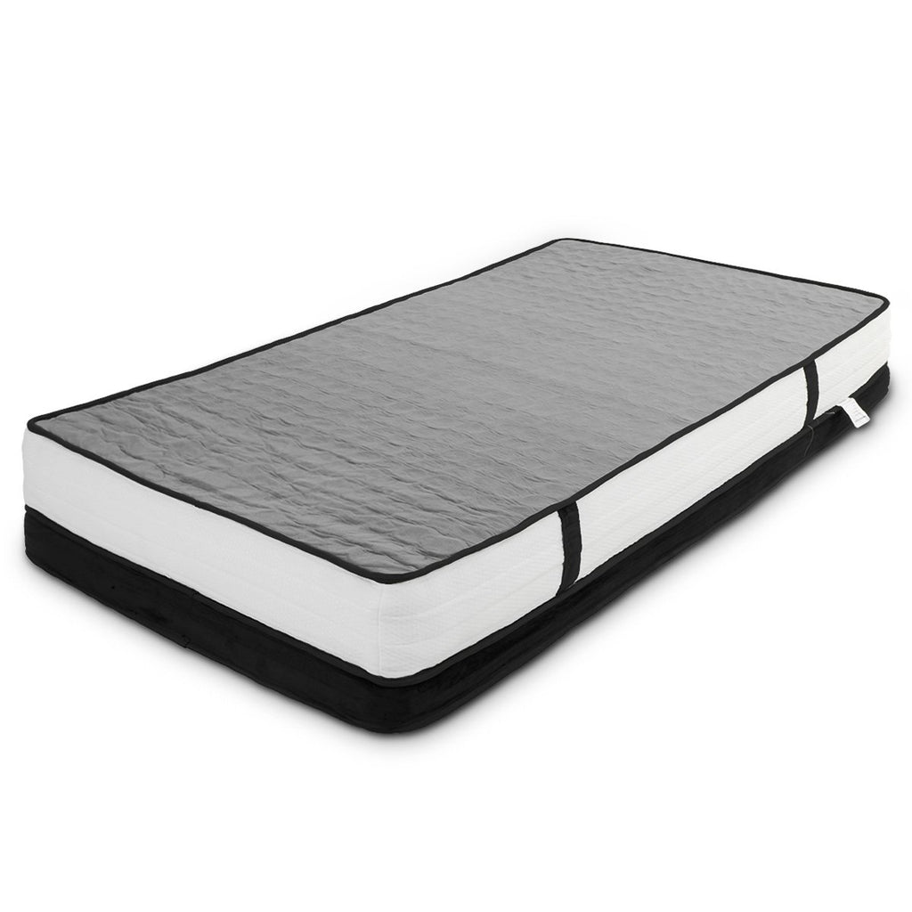 Laura Hill Single Mattress Bed Size Euro Top 5 Zone Spring Foam 32cm