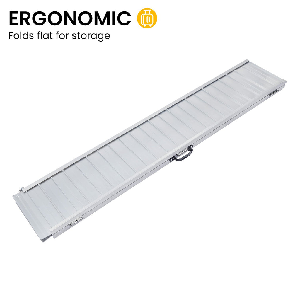 Kartrite 5ft Aluminium Foldable Wheelchair Ramp R01