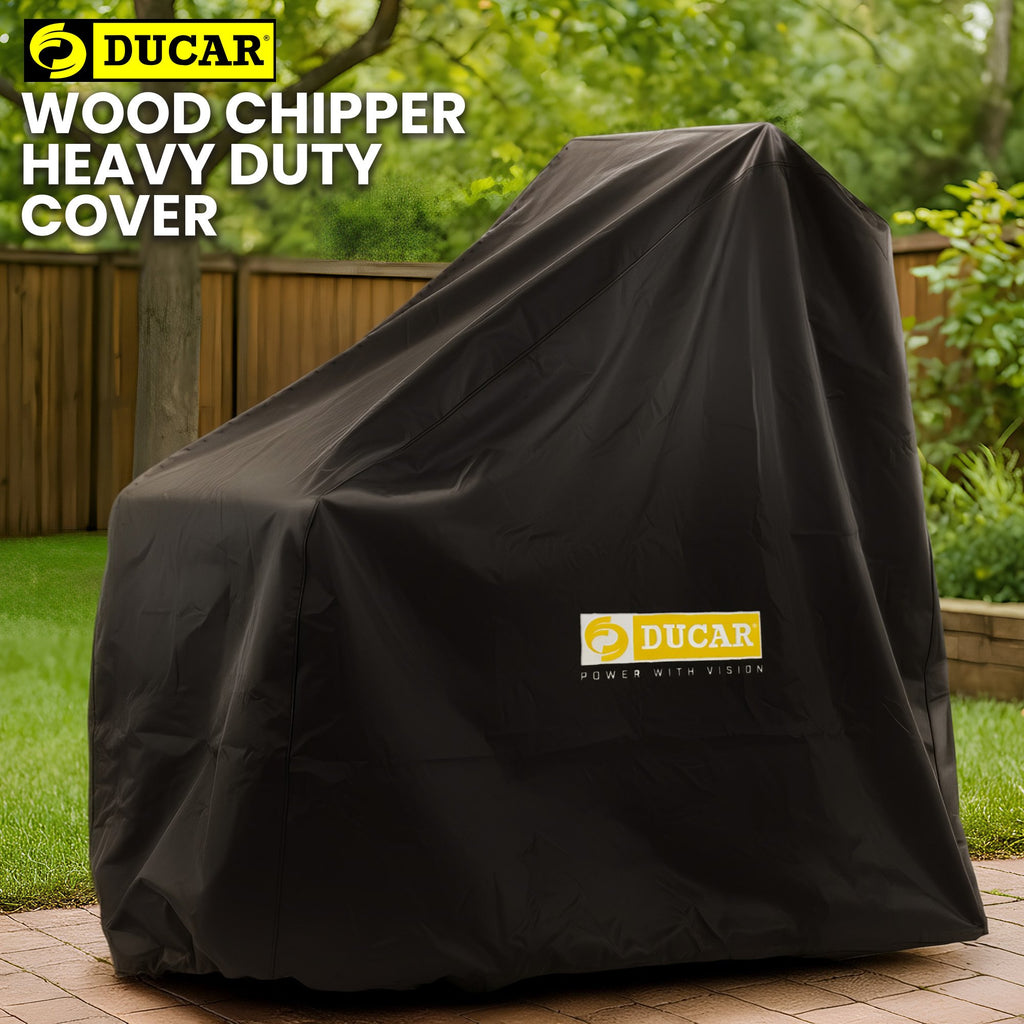 Ducar D70 7HP Wood Chipper Electric Start Shredder Mulcher Grinder Petrol in Yellow