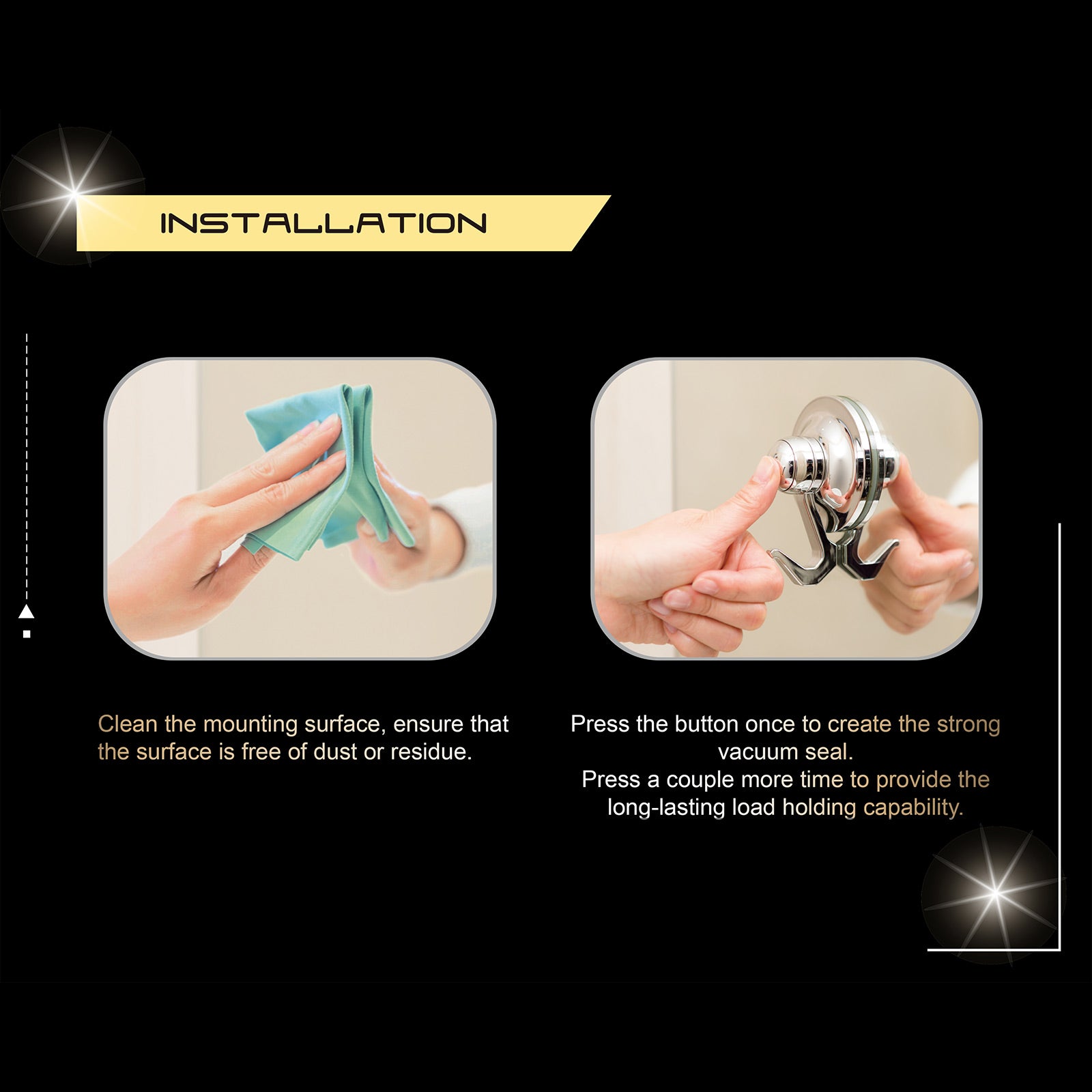 Double Corner Shelf Removable Suction WHITE