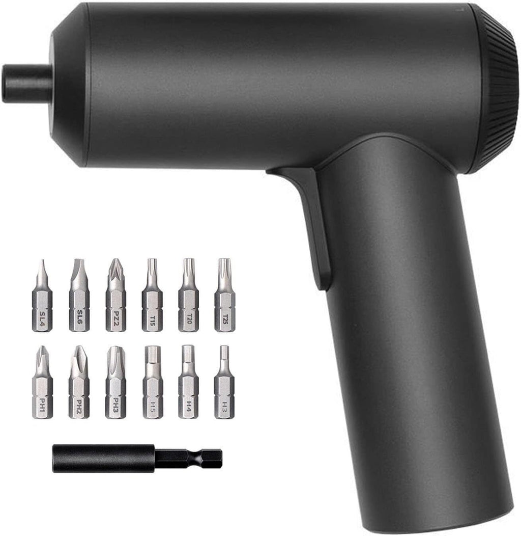 Xiaomi Mijia Cordless Rechargeable Screwdriver 3.6V 2000mAh Li-ion 5N.m Electric Screwdriver With 12Pcs S2 Screw Bits