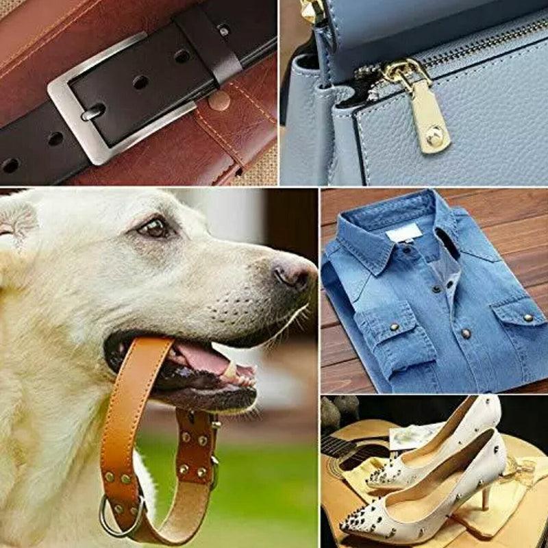 Rotating Leather Hole Punch Plier 2-4.5mm 6 Size for Belt Strap Card Craft