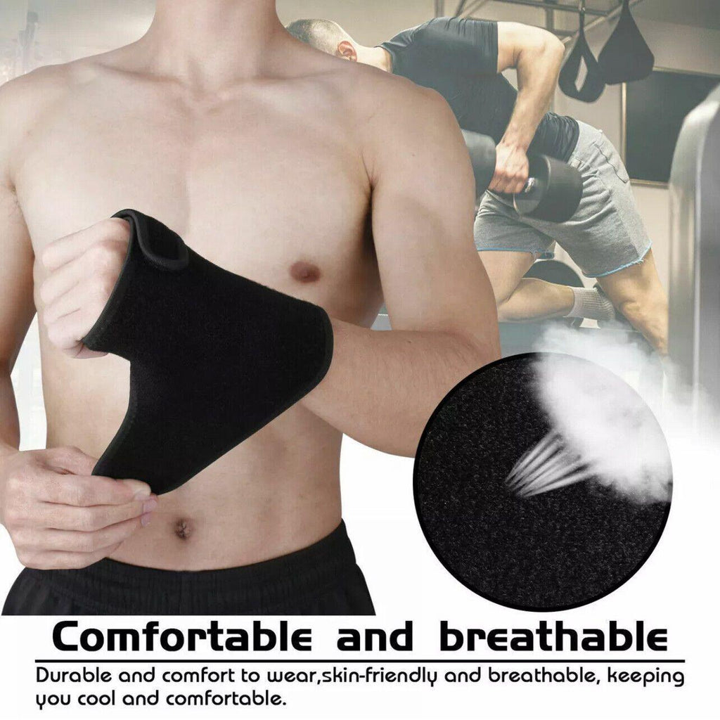 Aolikes Steel Wrist Support Splint Carpal Tunnel Syndrome Sprain Strain Brace - Right Hand