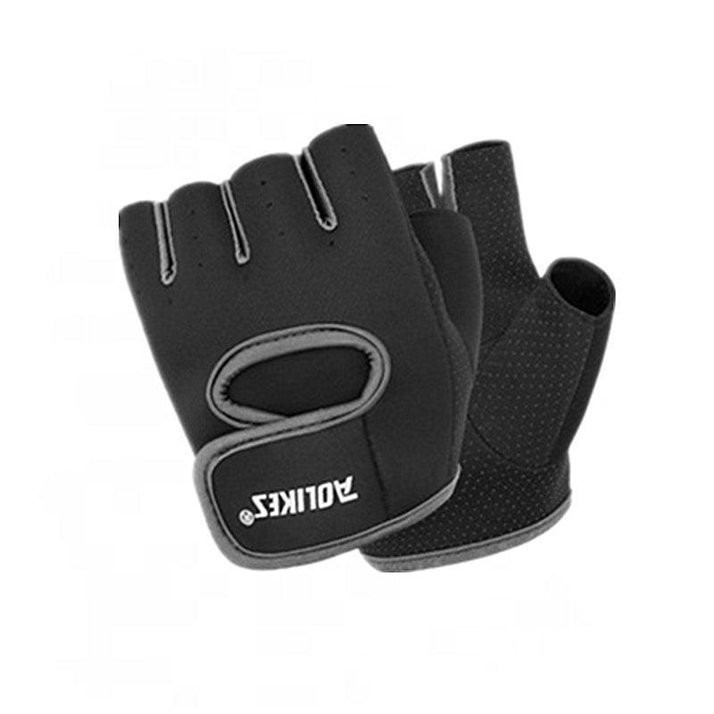 S Size Sports Gloves Weight Lifting Exercise Training Workout Bike Riding Men Women - Black+Purple