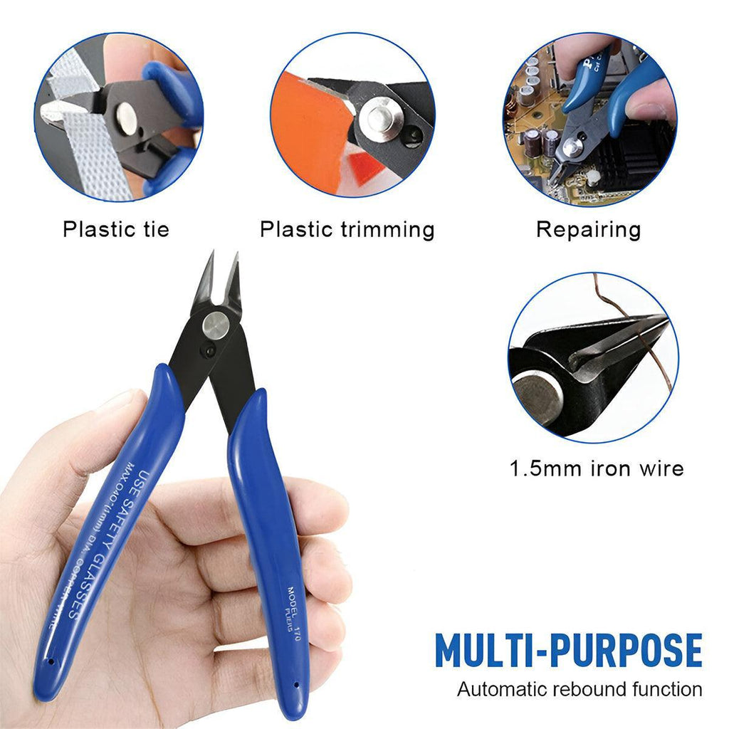 Model 170 Flush Wire Side Shears Cutters Pliers Rba Rda Tool