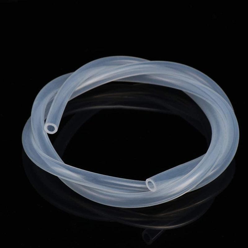 Food Grade Transparent Silicone Rubber Tube Hose Pipe Clear Beer Milk Soft 1M - 3*5mm