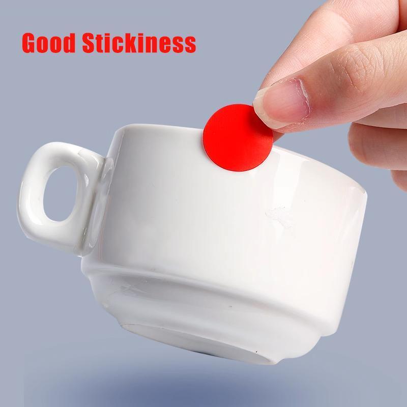 8/13/25/50mm Colour Sticker Dots Adhesive Round Labels Circular Scrapbooking White - 13mm 132 Dots - 1 Sheet