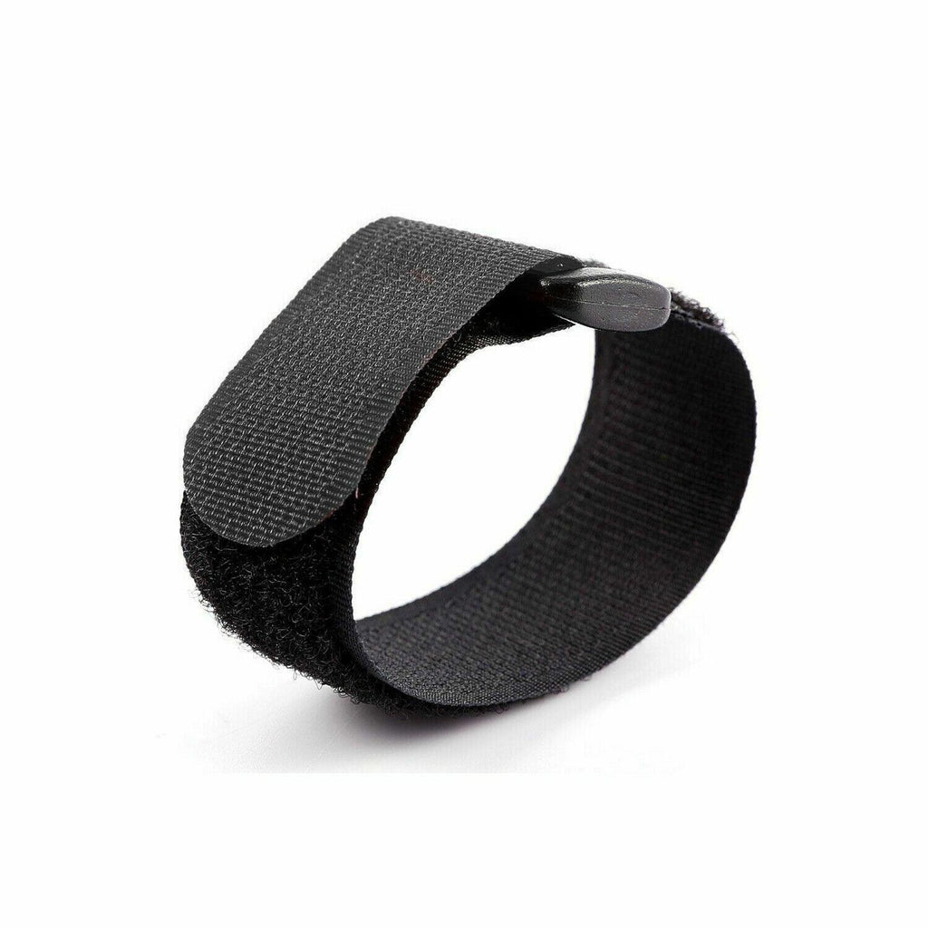 Magic Cable Ties Reusable Winder Coded Organiser Cords Hook Loop Black - 20*200mm  50PCS