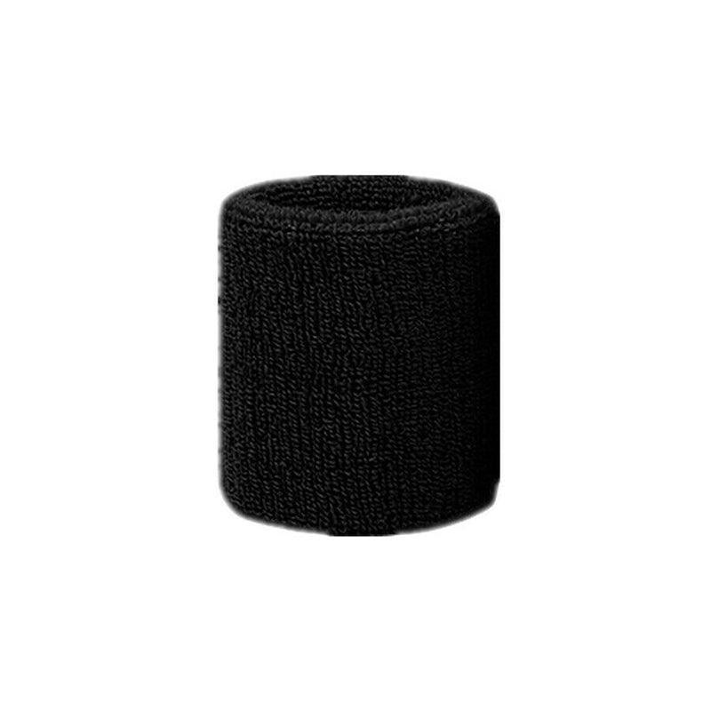 Sport Cotton Wristband Wrist Band Sweatband Sweat Training Tennis Gym Yoga - Yellow