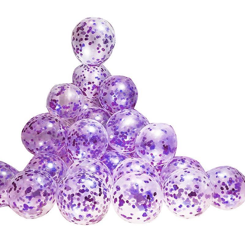 10/100X 30Cm Confetti Glitter Balloons for Party & Wedding - 30cm Rose Gold *100pcs