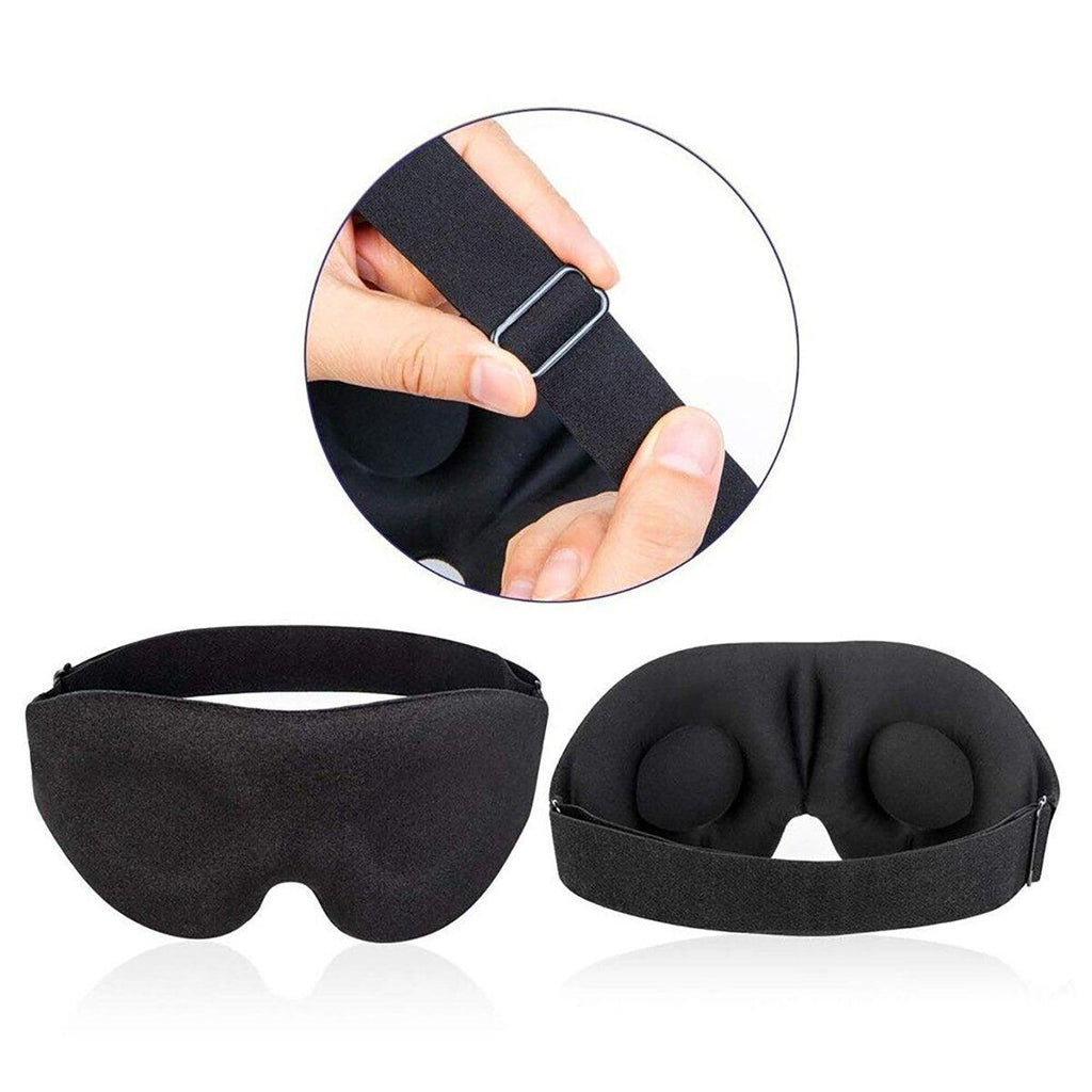 Travel Sleep Eye Mask 3D Memory Foam Soft Padded Shade Cover Sleeping Blindfold