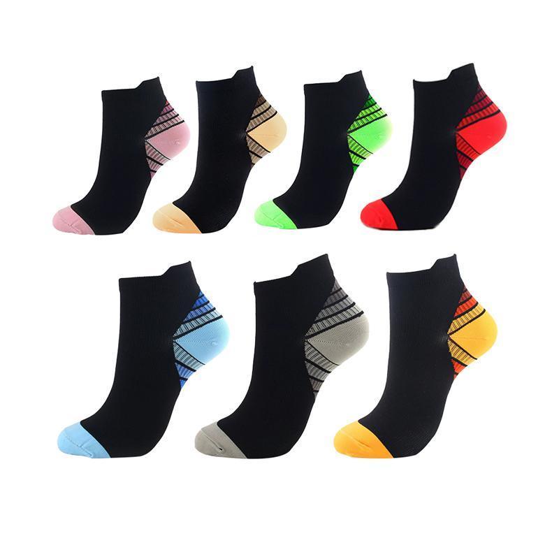3x Plantar Fasciitis Compression Socks Foot Sleeve Ankle Support Brace Achy S/M - Yellow