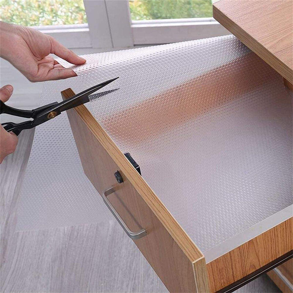 5 Roll EVA Anti Moisture Drawer Mat Cabinet Pad Kitchen Dustproof Placemat - Transparent Convex-45*150cm