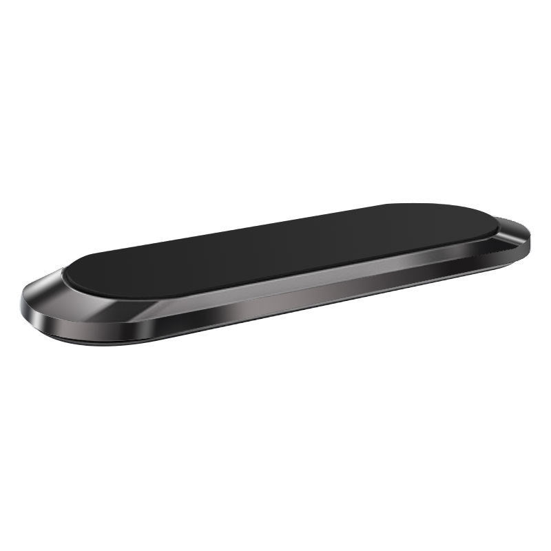 Phone Holder Mount Dashboard Stand for Car Mobile Smartphone Mini Size Grip Pad - Silver -1 Unit