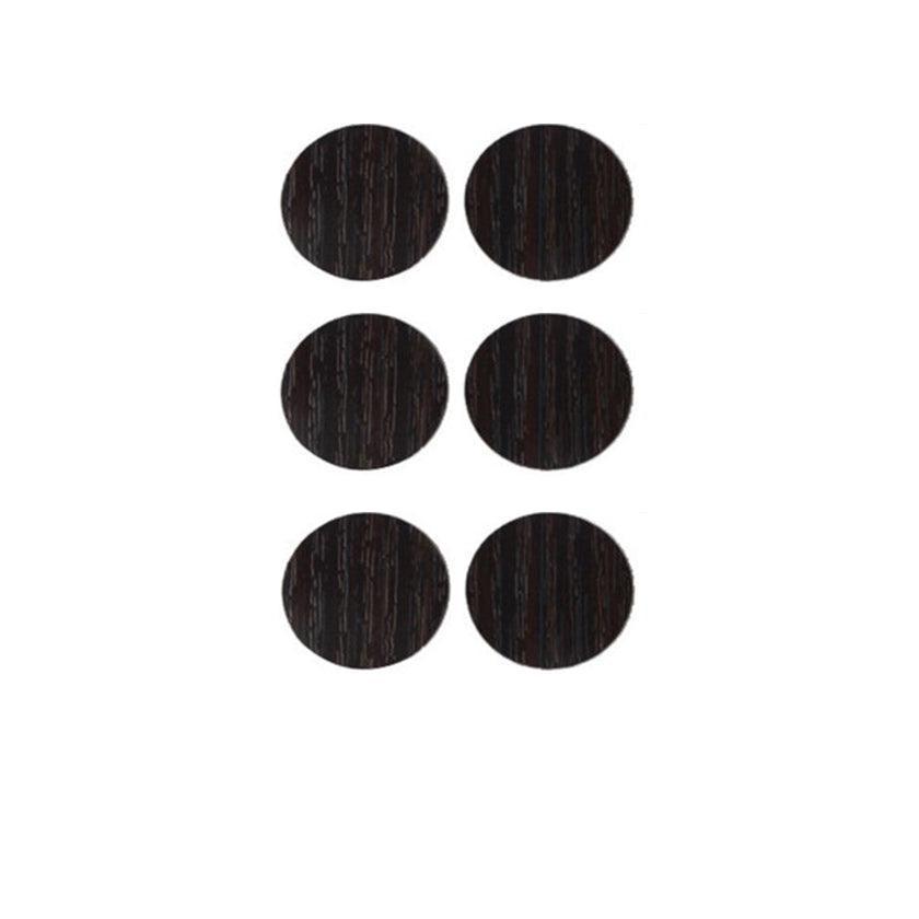 54 X Self Adhesive Decorative Screw Cover Caps Holes Cams Furniture Kitchen 20mm - PC 155