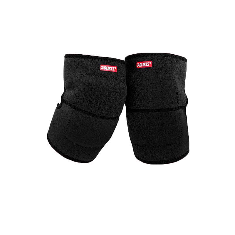 Aolikes Kid Knee Pad Crash Proof Antislip Basketball Skating Protector M Size - Black
