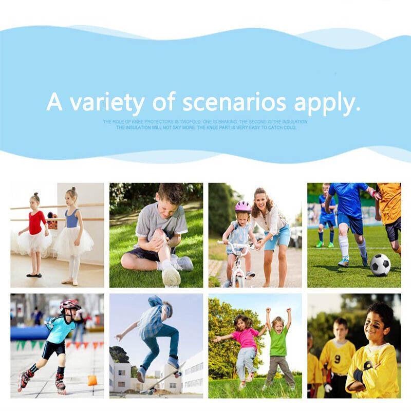 AOLIKES S Size Knee Pad Crash Proof Anti-Slip for Young Users Sports Protection - Black