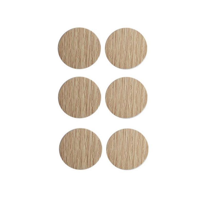 54 X Self Adhesive Decorative Screw Cover Caps Holes Cams Furniture Kitchen 20mm - PC 003