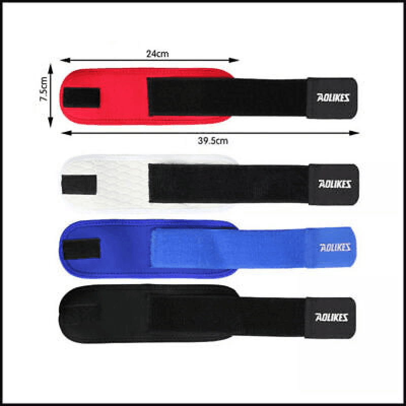 Aolikes Adjustable Sports Gym Wrist Support Brace Wrap Band Wristband Strap Au - Black+Purple