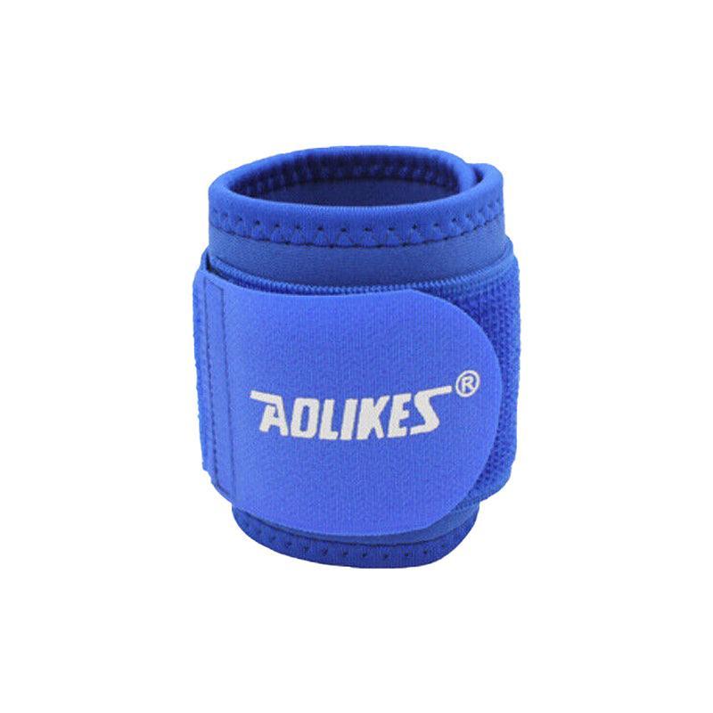 Aolikes Adjustable Sports Gym Wrist Support Brace Wrap Band Wristband Strap Au - Black+Purple