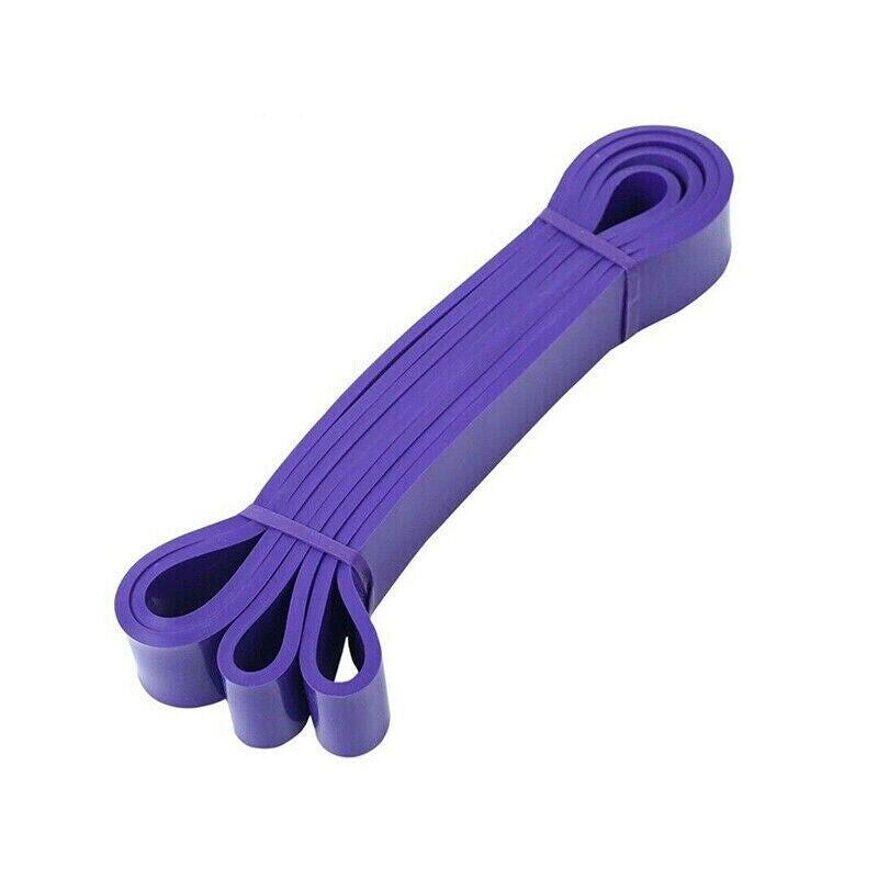 Heavy Duty Resistance Yoga Band Loop Exercise Fitness Workout Band Gym Band - Yellow 5-15 lbs (6.4mm*2080mm)