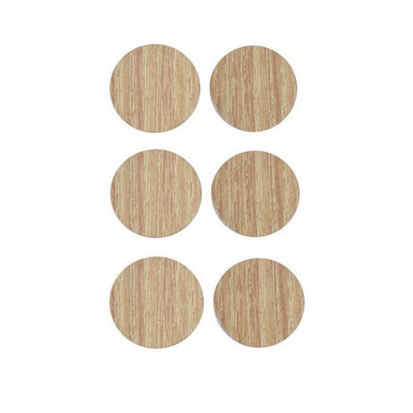 54 X Self Adhesive Decorative Screw Cover Caps Holes Cams Furniture Kitchen 20mm - PC 173