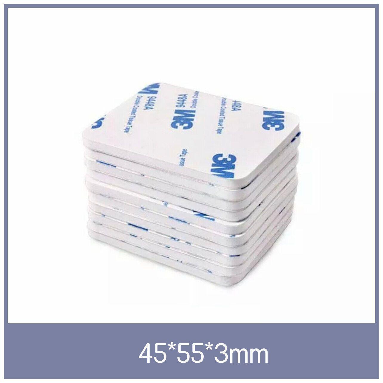Square 25 x 20 x 3mm 3M Double Sided Foam Sticker Tape Self Adhesive Pads - 6pcs