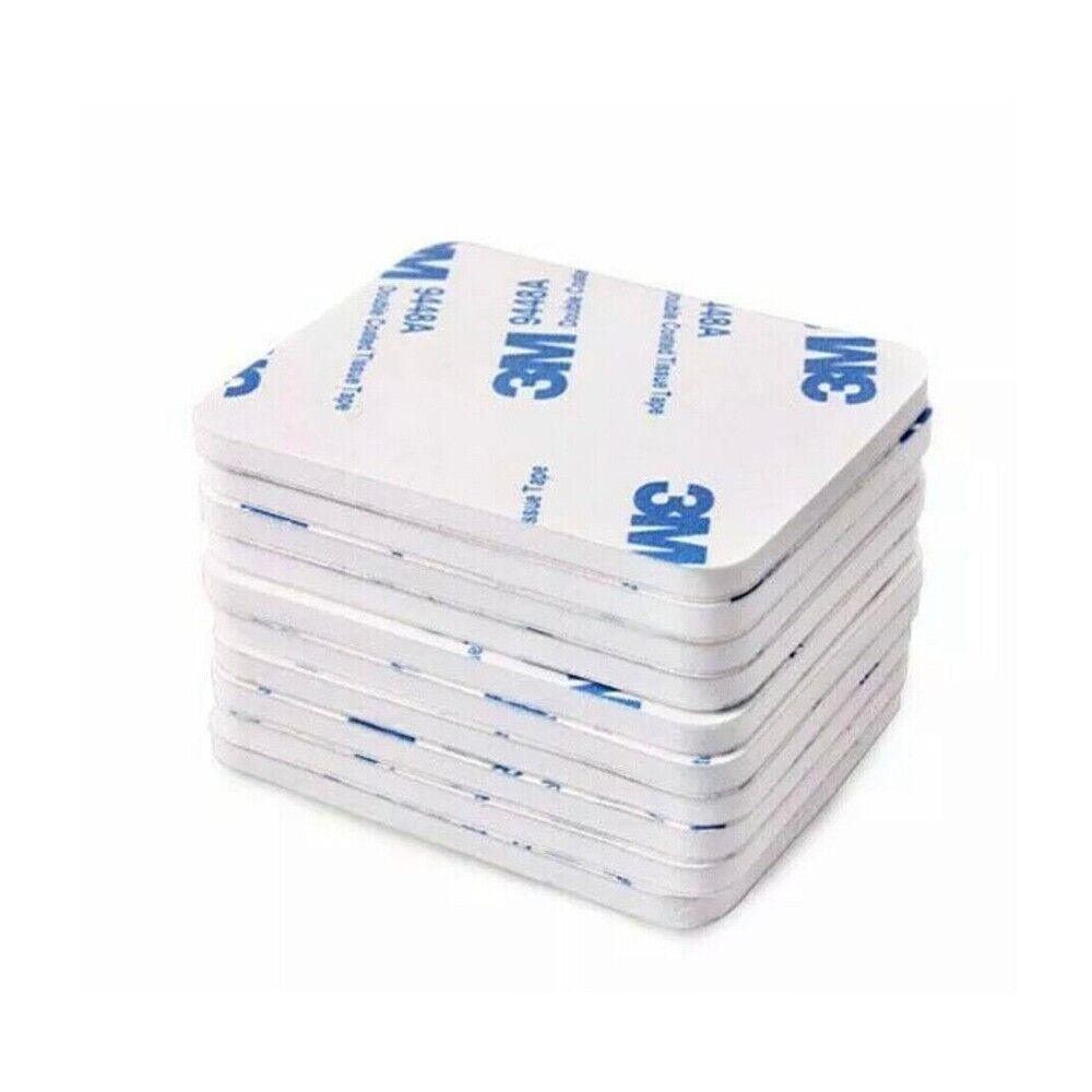 Square 25 x 20 x 3mm 3M Double Sided Foam Sticker Tape Self Adhesive Pads - 8pcs