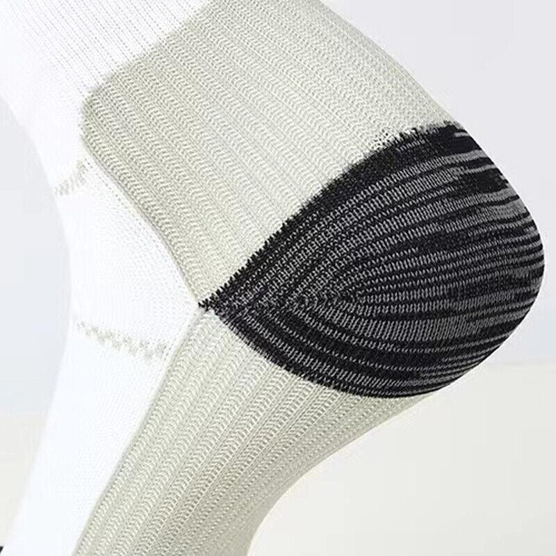 1 Pair Ankle Compression Socks Foot Support Sleeves S M Size Unisex - Black-Blue