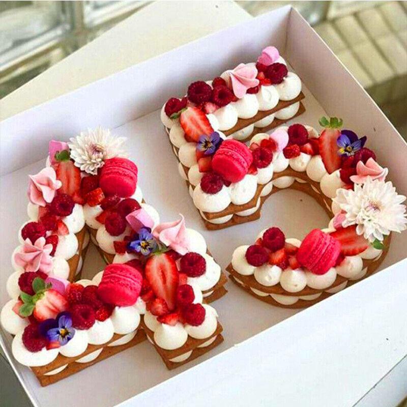 10 Inch Silicone Number Cake Mould Birthday Baking Pan Fondant Tools - 3